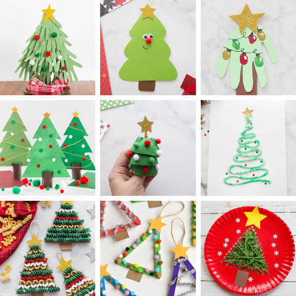 Christmas Tree Crafts for Kids Ideas