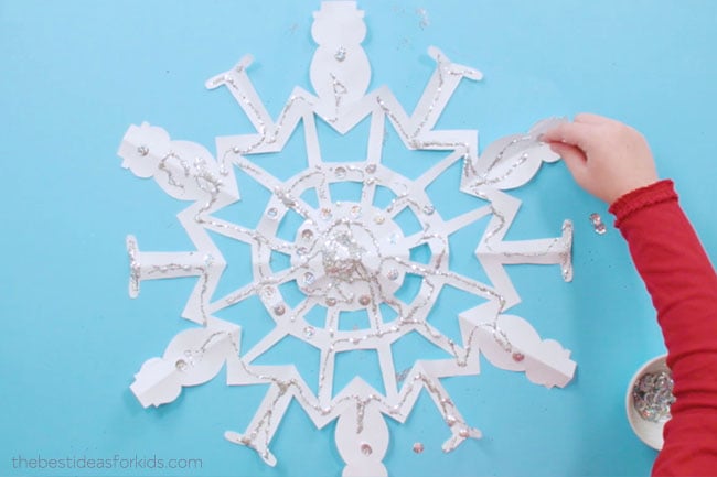 Decorate a Paper Snowflake