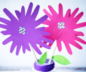 Handprint Flowers Craft for Kids