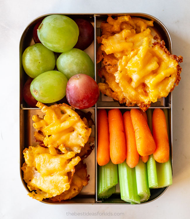 Mac and Cheese Bites Lunch Box