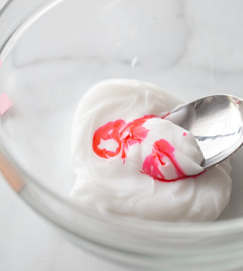 Mix Food Coloring with Conditioner