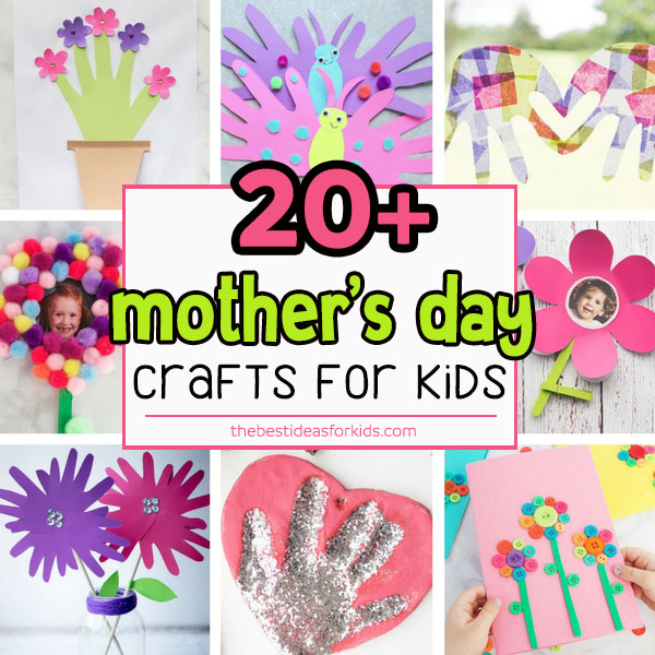 Mother's Day Crafts for Kids and Preschoolers