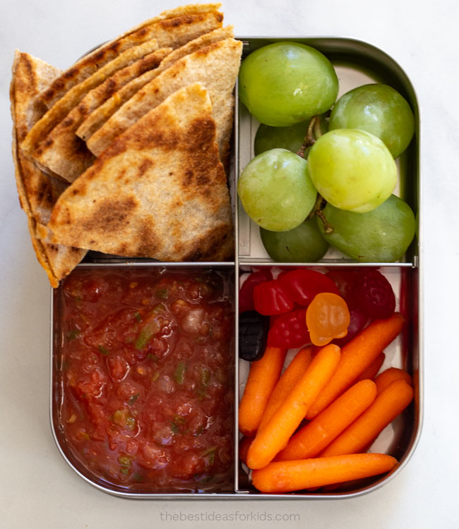 Quesadilla Lunch Box Idea