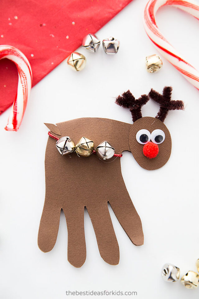 Reindeer Handprint Craft