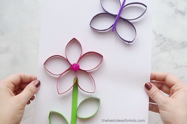 Toilet Paper Roll Butterfly Craft