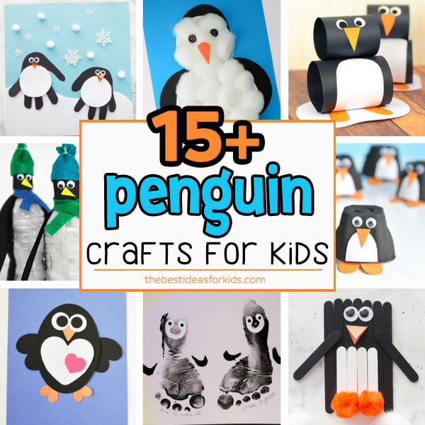 Winter Penguin Crafts for Preschoolers